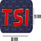 VOLKSWAGEN TSI  KIRMIZI YAZI 1,5CM*5CM (9000) - 2