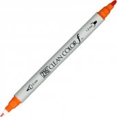 Zig Clean Keçeli Kalem F TCS-6000T 070 Turuncu - 1