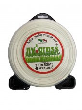 Nylgrass Motorlu Tırpan Misinası 3.0 mm 6 Köşe 53 Mt - 1