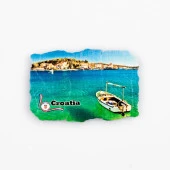 Hırvatistan Temalı Fresco Magnet - 1