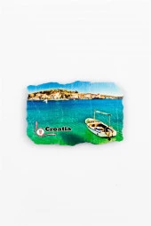 Hırvatistan Temalı Fresco Magnet - 2