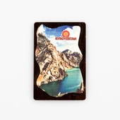 Kırgızistan Temalı Deri Magnet Ahşap Tabaka thumbnail 1