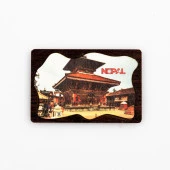 Nepal Temalı Deri Magnet Ahşap Tabaka thumbnail 1