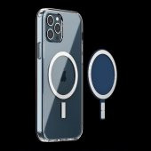 İphone 12 Pro Max Dayanıklı Manyetik Şeffaf Kılıf (MagSafe Uyumlu) - 5