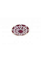 Porland Morocco Fuşya Desen Ergonomik Çay Tabağı 12cm 04AP021491 - 2