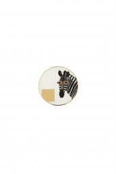 Porland Wild Life Zebra Bardak Altlığı 10cm 04ALM006624 - 1