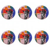 Porland Wild Life Giraffe Düz Tabak 28cm 6lı - 1