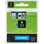 DYMO D1 ŞERİT 12MM x 7MT ŞEFFAF / SİYAH - 1