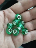 Bileklik ve Kolye İçin 925 Ayar Damgalı Gümüş Kaplama Yuvarlak Charm - 5