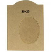 ÇER132 Resim Çerçevesi, Boyanabilir Ham Ahşap Mdf Çerçeve - 1