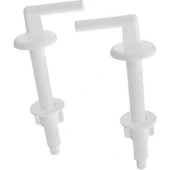 Klozet Kapağı Montaj Vidası Seti 4 parça 2 Adet 10 cm pvc klozet kapağı montaj vidası - 1