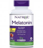 Natrol 5 mg 200 Tablet melatonin, melatonina, uyku düzenleyici - 1