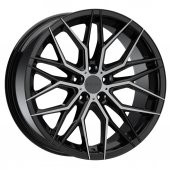 Valencia ARC-19141-03 8.5x19"-5x112 ET35 73.1 Black Diamond Jant (4 Adet) - 1