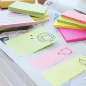 Stickn 76x25 Pastel 3 Renk 50yp Yapışkanlı Not Kağıtları 21128 thumbnail 2