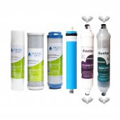 Piksel Aqua 10 Aşama Açık Kasa Su Arıtma Cihazı Filtresi Standart Membran Dirsekli (PKSMUH0276) - 1