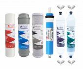 Piksel Aqua 10 Aşama Açık Kasa Su Arıtma Cihazı Filtresi Filmtec Membran Dirsekli (PKSMUH0280) - 1
