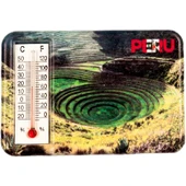 Peru Machu Picchu Dereceli Magnet thumbnail 1