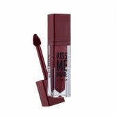 Flormar Likit Mat Ruj - Kiss Me More Lip Tattoo Sangria - 4