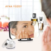 Aynalı LED Dijital Saat 2 USB Hızlı Şarj Alarmlı Masa Saati - 7