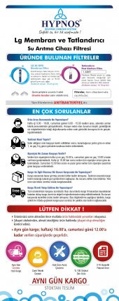 Hypnos Tatlandırıcı Filtre ve Lg Membran Dirsekli(HYPMUH0029) - 5