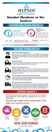 Hypnos Tatlandırıcı Filtre ve Standart Membran Dirsekli(HYPMUH0067) - 5