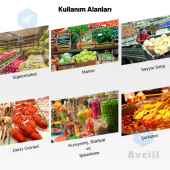All Avcill 40 Kg Şarjlı Elektronik Dijital Hassas Mutfak Manav Bakkal Kasap Terazisi Çukur Kefeli - 8
