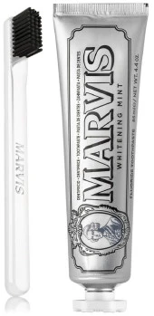 Marvis Whitening Mint Beyazlatıcı Diş Macunu 85 ml ve Marvis White Soft Diş Fırçası - 1
