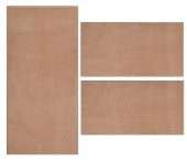 My Evilla Modern Dekoratif Halı Jel Kaymaz Taban Bej Yatak Odası Seti - 2