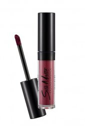 Flormar Likit Mat Ruj Silk Matte Liquid Lipstick 015 Pretty Plum - 1
