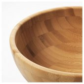 Bambu Servis Kasesi Ölçü 20 Cm IKEA Bambu Kase-Adet - 3