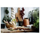 Bambu Servis Kasesi Ölçü 20 Cm IKEA Bambu Kase-Adet - 4