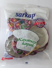 Herkese Teknoloji BAKIŞAN DESENLİ SARKAP 10 LU HİJYENİK PAKETLİ STANDART KAVANOZ KAPAĞI - 1