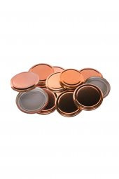 Sarkap Hijyenik Paketli 10 Adet Kavanoz Kapağı - Bronz - 82mm - 1