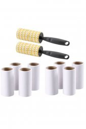 IKEA Bastis Kedi Köpek Tüy Ip Kıl Toplayıcı 2 Tüy Toplama Rulosu + 8 Adet Yedek Kartuş 2+8 - 1