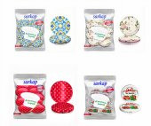 Sarkap 3 Paket 10lu Hijyenik Poşetli Kavanoz Kapağı Seti 82 mm KARIŞIK GÖNDERİM - 2