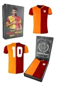 Galatasaray Orijinal Metin Oktay T-Shirt Özel Tasarım Aslan Baskılı Ahşap Kutu - 1