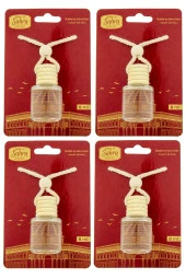 Kubbetüs Sahra Kokusu 8 Ml Araba Kokusu Cam Şişe 4 Adet thumbnail 1