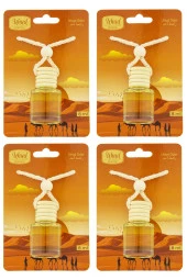 Uhud Kokusu 8 Ml Araba Kokusu Cam Şişe 4 Adet thumbnail 1