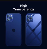 İphone  Streamer Elektro Kaplama Şeffaf Yumuşak Telefon Kılıfı thumbnail 8