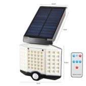 Silver Toss Güneş Enerjili Solar Aydınlatma Lambası Sensörlü 66Led St-66B - 1