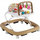 Babyhope 203 Ayarlı Yürüteç Kahve Beyaz - 1