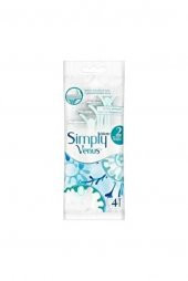 Gillette Simply Venus 2 Kullan At Kadın Tıraş Bıçağı 4Lü - 1