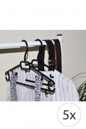 5li Siyah Dolap İçi Elbise Askısı thumbnail 1