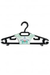 5li Siyah Dolap İçi Elbise Askısı thumbnail 4