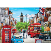 KS Games London in Red 200 parça Puzzle - 1