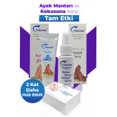 Valerian El Ayak Tırnak Mantar Spreyi ve Ayak Nasır Jeli, Ayak Kokusu Giderici  Kükürt Sabun 2 Kat Etkili Paket - 1