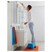 IKEA Ikea Bolmen Tabure Bebek Çocuk Banyo Taburesi Mavi - 1