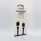 Factor M Platinum Kablo 2.4A 20W Type-C To Lightning (FM-PCTL) - 2