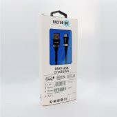 Factor M Platinum Kablo 2.4A 20W UsbA To Lightning (FM-PCL) - 3