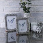 Crearthome Chain 15x20 cm Çerçeve Gümüş SCRV117GMS85RS thumbnail 4